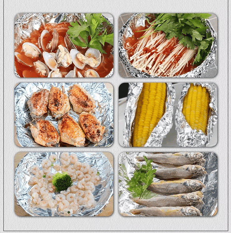 Dùng giấy bạc trong nồi chiên không dầu