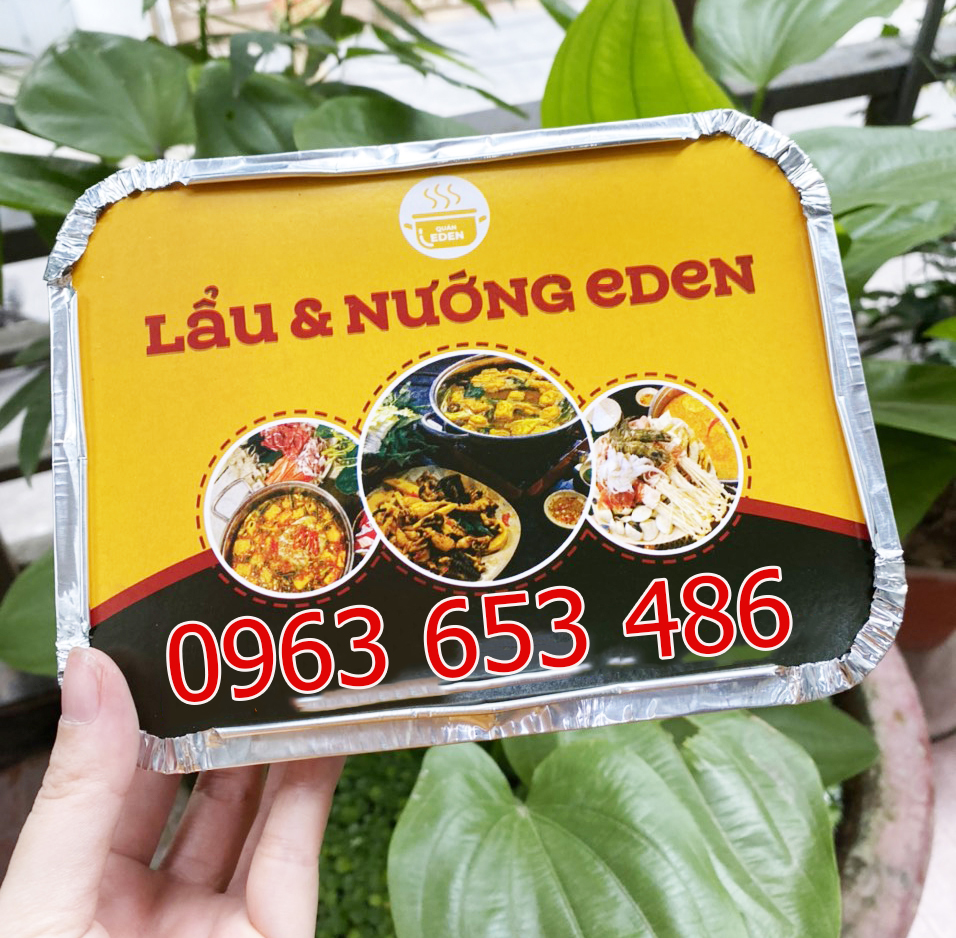 Khay nhôm đựng thức ăn