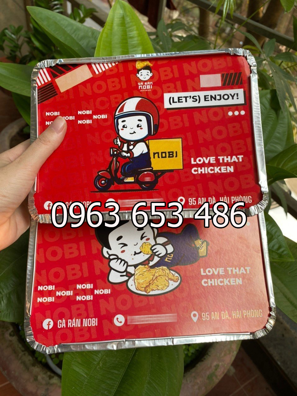 Khay nhôm đựng thức ăn