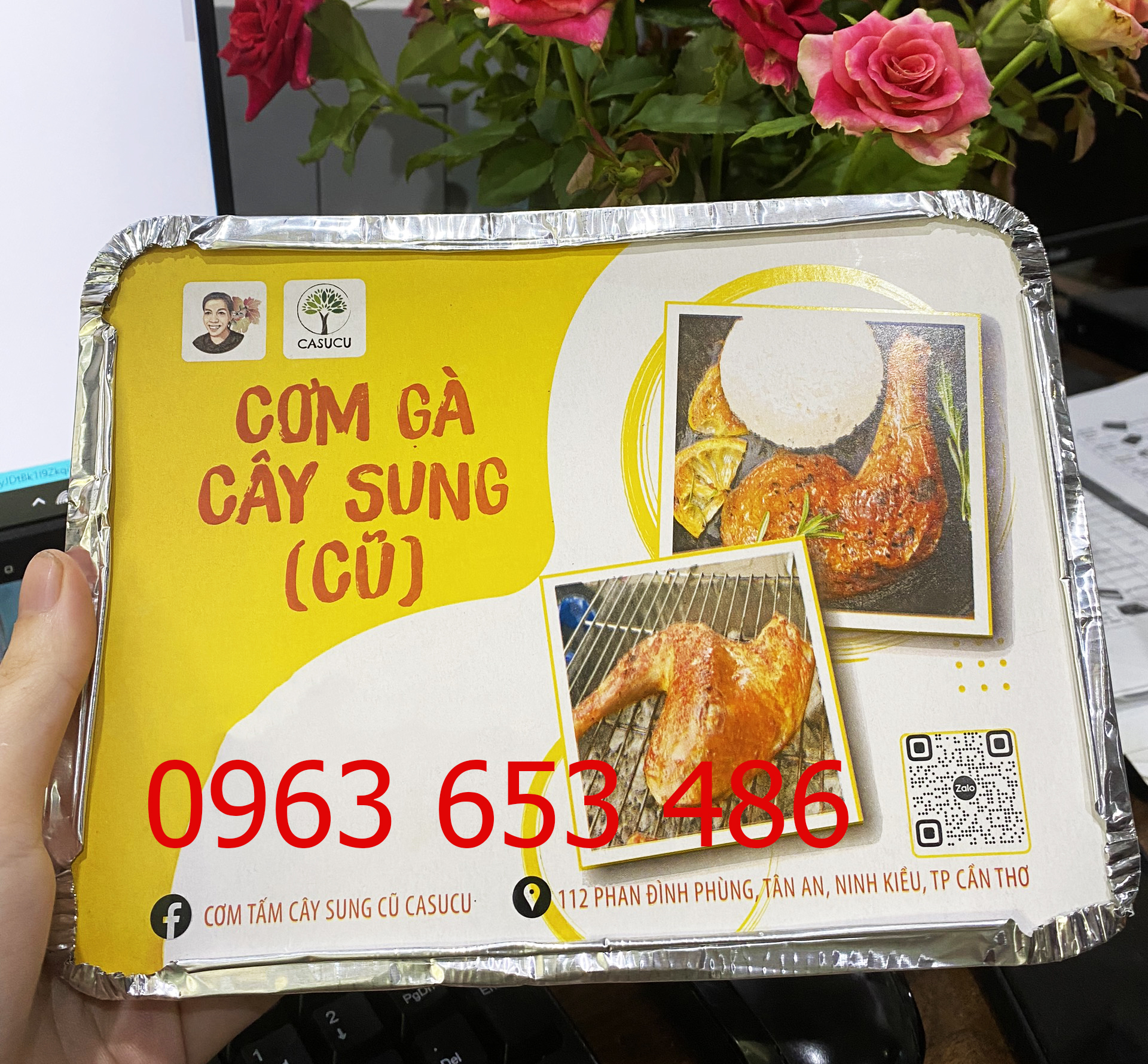 Khay nhôm đựng thức ăn