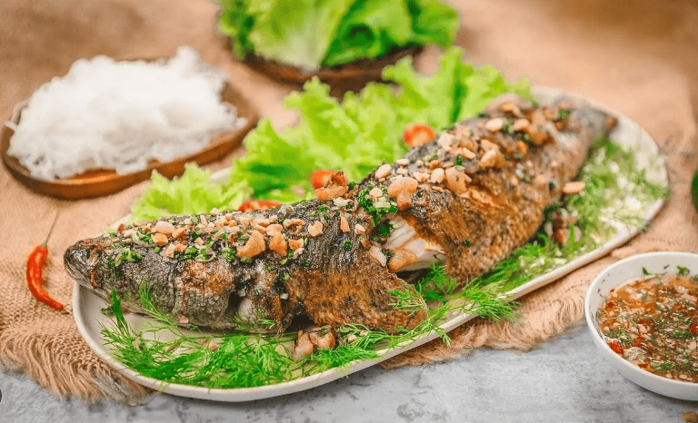 cá nướng giấy bạc bằng nồi chiên không dầu